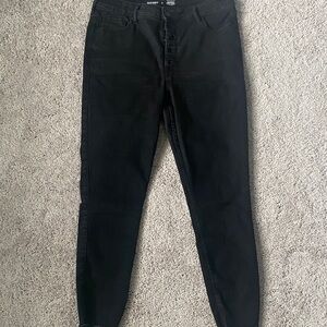 Old Navy Women's Dark Black Skinny Jeans